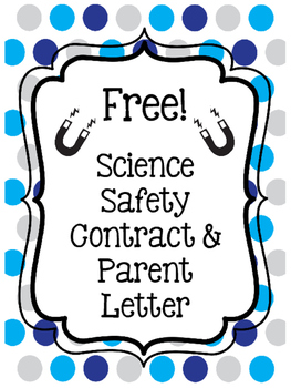 Preview of Science Safety Contract and Parent Letter