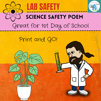 Preview of Science Safety Poem (First Day of School Activity)