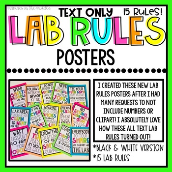 Preview of Science Safety Posters