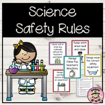 Science Safety Posters by Sunshine and Laughter by Deno | TPT