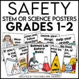 Science Safety Posters for 1st and 2nd Grades
