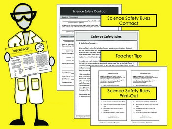 Preview of Science Safety Rules & Contract