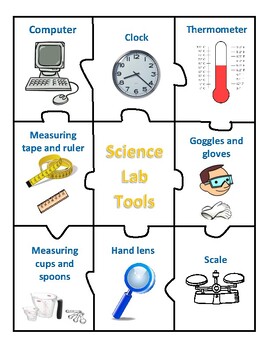Science Safety Rules and Lab Tools - Centers by Maria Gaviria | TpT
