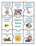 SCIENCE SAFETY RULES AND LAB TOOLS - CENTERS