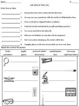 Science Safety & Tools by Cookie | TPT