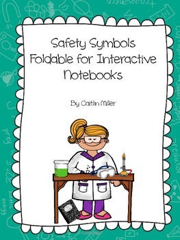 Preview of Science Safety Symbols Foldable Freebie