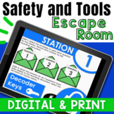 Science Safety and Science Tools Escape Room | Print and Digital