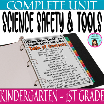 Preview of Science Safety and Tools COMPLETE UNIT - DIFFERENTIATED
