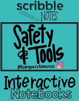 Preview of Science Safety and Tools Scribble Notes - Interactive Journal