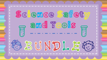 Preview of *Science Safety and Tools Graphic Organizer and PowerPoint Bundle*