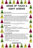 Science - Sense of Touch & Sight - Detailed Lesson Plan fo