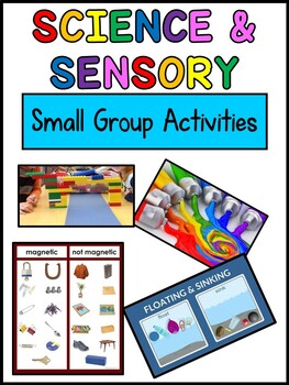Preview of Science & Sensory Small Group Activities for Pre-K, Preschool