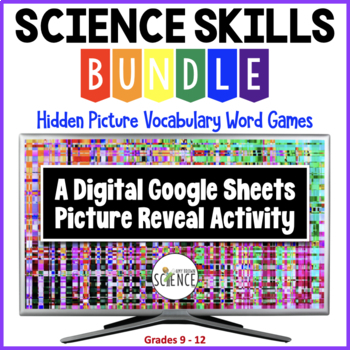 Preview of Science Skills Bundle Hidden Picture Games