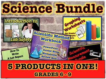 Preview of Science Skills Bundle (Scientific Method, Measurement, Lab Safety)