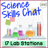 Science Skills Chat 17 Lab Stations Scientific Method Grap