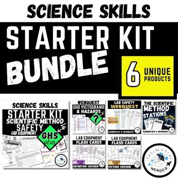 Preview of Science Skills Starter Kit -Lab Safety, Equipment, GHS, Scientific Method BUNDLE