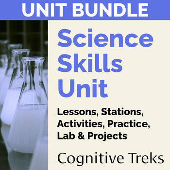 Preview of Science Skills Unit Bundle | Scientific Lessons, Stations, Activities & Projects