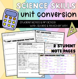 Science Skills: Unit Conversion (factor label method) note