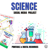 Science Social Media Project with Digital Resources, Grades 4-12