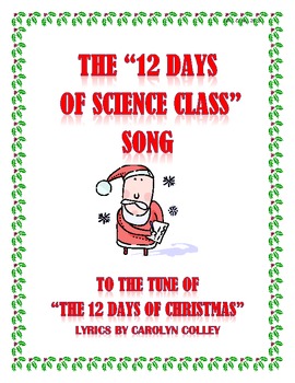 Preview of Science Song - 12 Days of Science Class