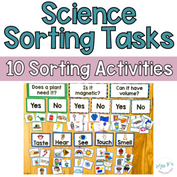 Preview of Science Sorting Tasks (SET 1) Hands On Science Centers