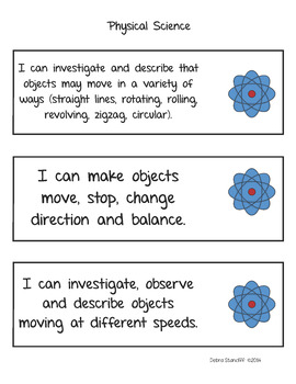 science standards first grade by chalkstar teachers pay teachers