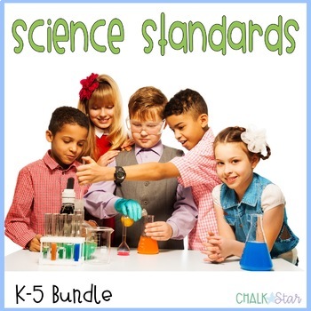 Preview of Science Standards K-5 Bundle