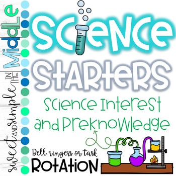 Preview of Science Starters for the Beginning of the Year ~ Interest and Preknowledge