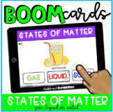 Science: States of Matter {gas, liquid, solid} BOOM CARDS 