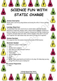 Science - Static Electricity/Charge - Detailed Lesson Plan