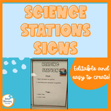 Science Station Signs - Science Stations in the Classroom 