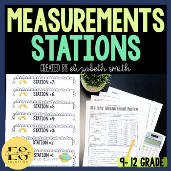 Preview of Science Stations Activity | Measurements