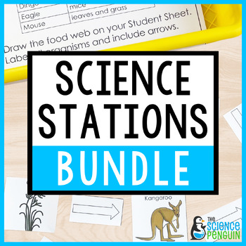 Preview of Science Stations Bundle | 4th Grade and 5th Grade End of Year Science Review