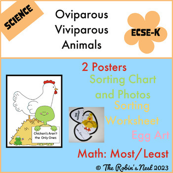 Preview of Science Study of Oviparous/Viviparous Animals A Unit for ECSE, Pre-K, KDG