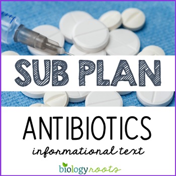 Preview of Science Sub Plan - Antibiotics