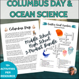 Science Sub Plans 6th 7th 8th Grade Ocean Science/Columbus