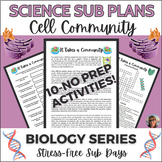 Cell Organelles Activities Middle School Science Sub Plans