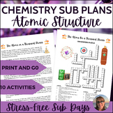 Science Sub Plans for Chemistry Atomic Structure Independe