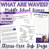 Introduction to Waves Activity Middle School Science Sub P