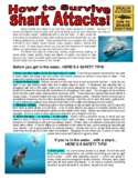 Science Survival Article - Shark Attacks (Sub - Emergency 