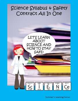 Preview of Science Syllabus & Safety Contract Simplified