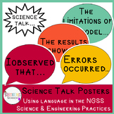 Science Talk Posters (Using Language from NGSS Science & E