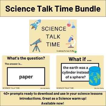 Preview of Science Talk Time Bundle - UPDATED!