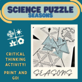 Science Tarsia Puzzle: Seasons Review Activity