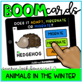 Science Task Boxes Set 2 Boom Cards™: Animals in the Winter