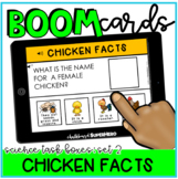 Science Task Boxes Set 2 Boom Cards™: Chicken Facts