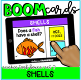 Science Task Boxes Set 2 Boom Cards™: Shells