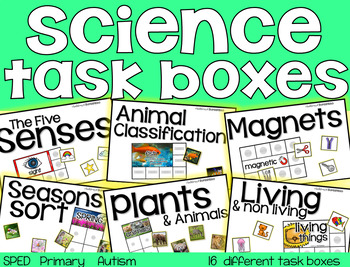 Preview of Science Task Boxes - Set one