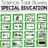 Science Task Boxes for Special Education