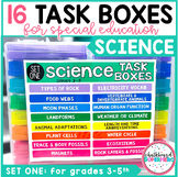 Science Task Boxes - set one - grades 3-5th - special education